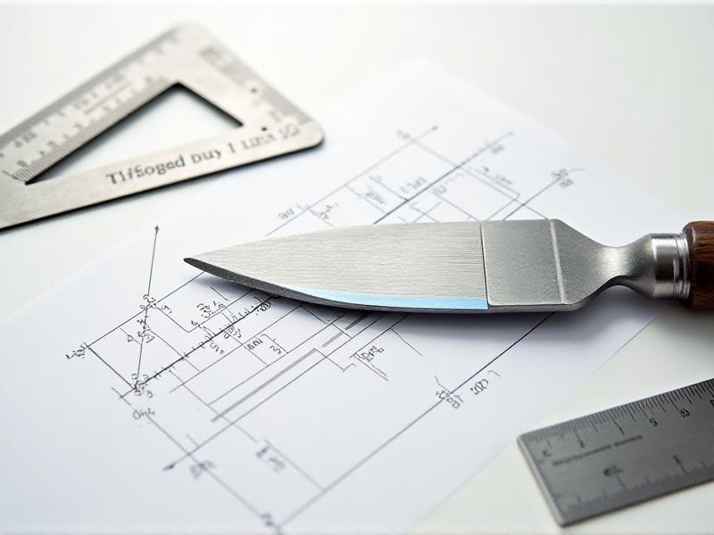 A detailed diagram illustrating the geometry of a chisel's edge, showing the primary bevel and the micro-bevel. The diagram is labeled with angles and measurements, providing a clear visual representation of the science behind micro-bevel angles. The background is a clean, white surface with a ruler and protractor nearby, emphasizing the precision and technical aspect of the topic.