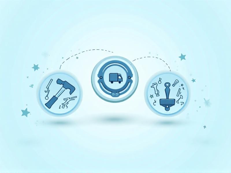 An infographic-style image illustrating key features of specialized tool insurance, such as agreed value coverage, restoration cost protection, and transit insurance. The graphic is designed with clean, modern lines and icons representing each feature, set against a light blue background. The image is visually engaging and easy to understand, making it ideal for explaining complex insurance concepts in a simple manner.